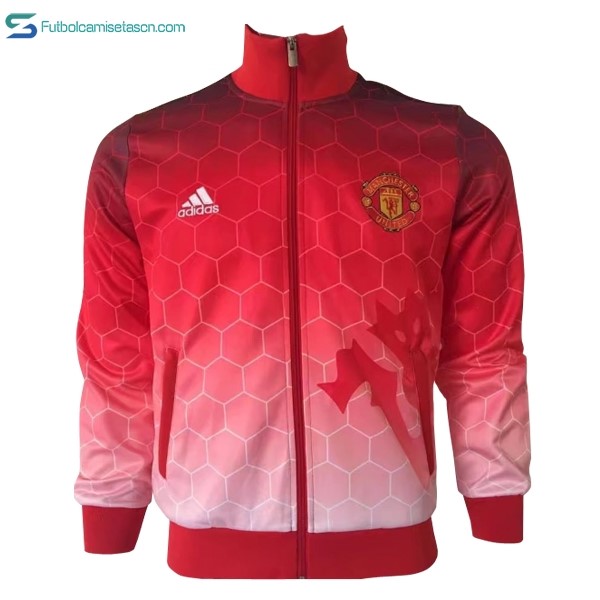 Chaqueta Manchester United 2017/18 Rojo Blanco